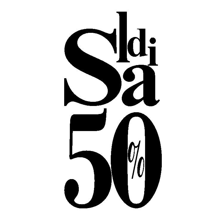 Adesivo stencil Vetrofania Saldi