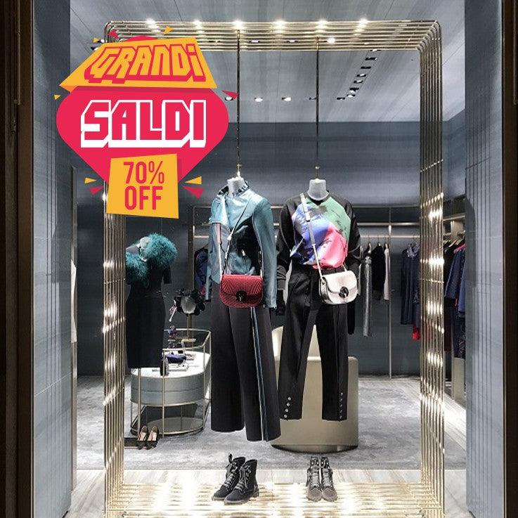 ADESIVO SALDI GRANDI 3D CERCHIO