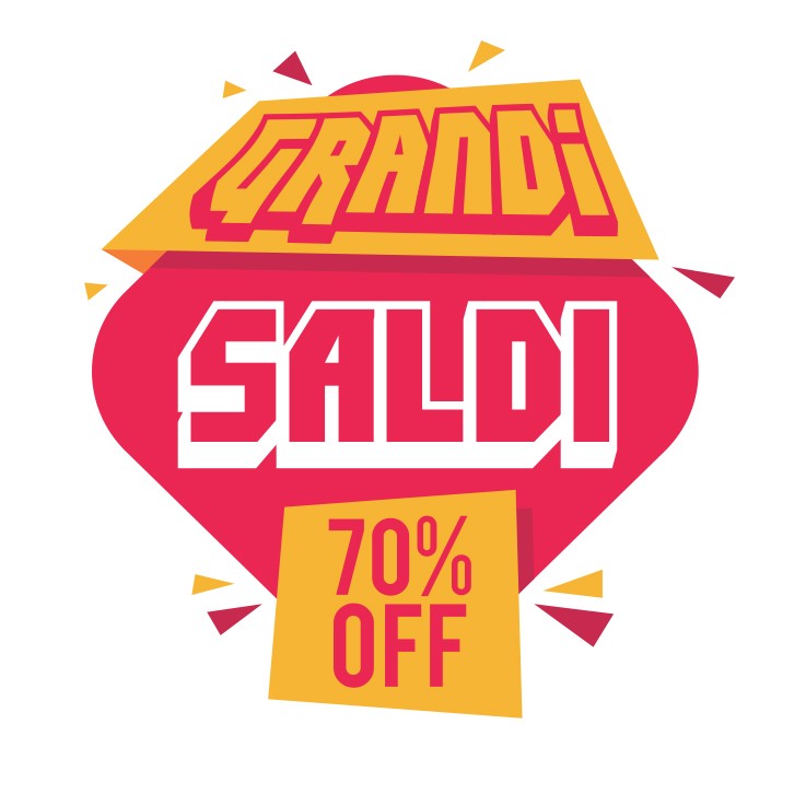 ADESIVO SALDI GRANDI 3D CERCHIO