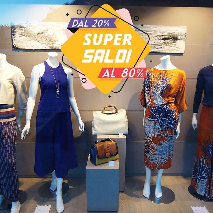 Super Saldi Stickers Promozionale con Percentuale
