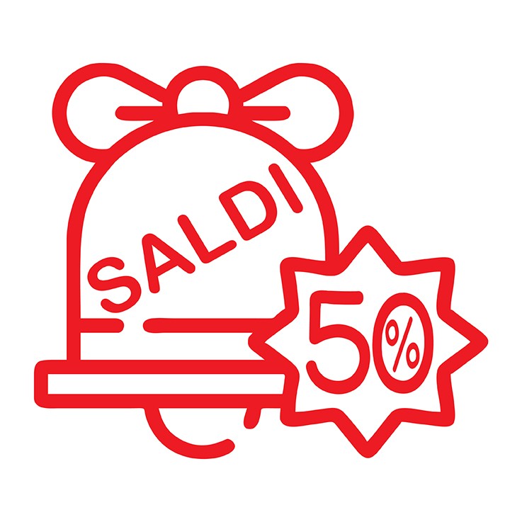 Stickers Adesivo Monocolore Campanella Saldi
