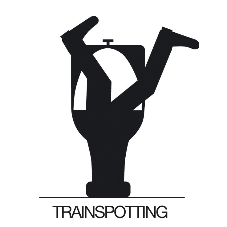 Stickers murale wc TRAINSPOTTING