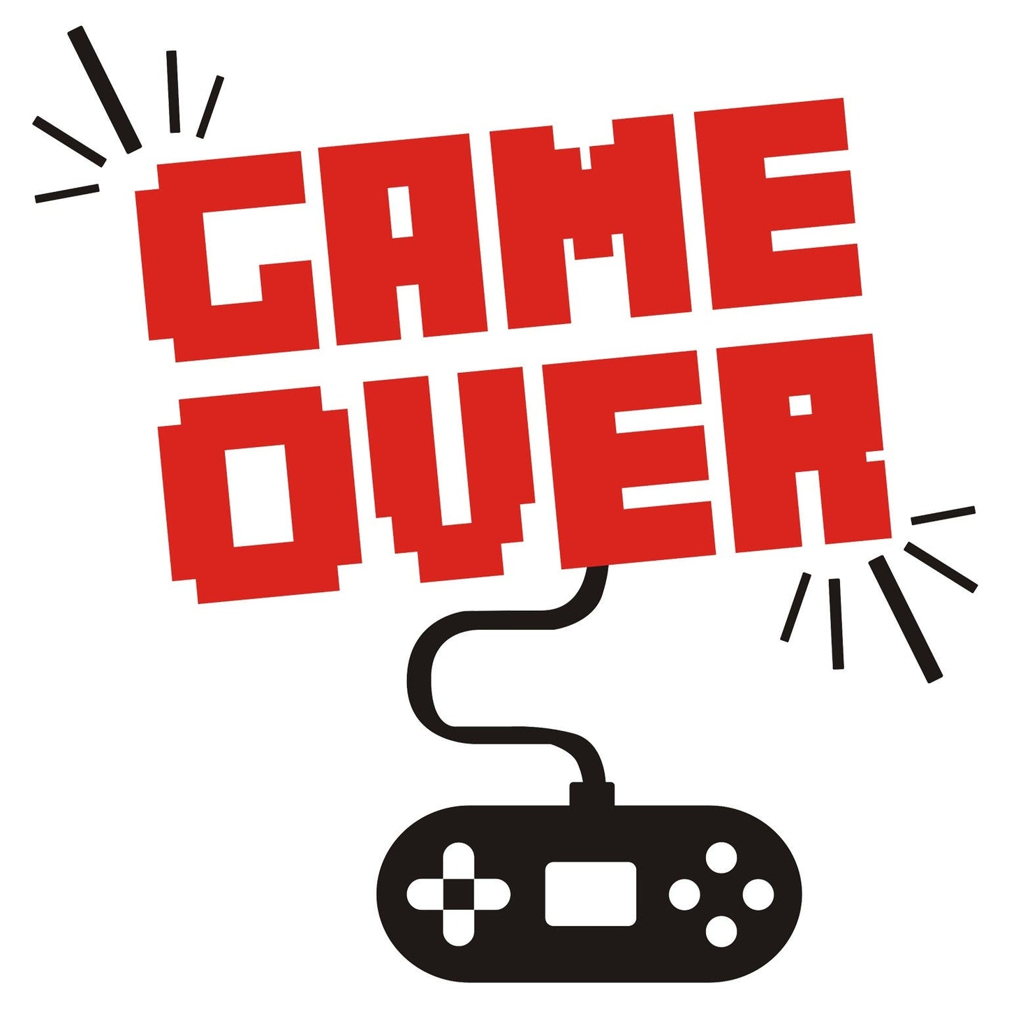 Adesivo game over