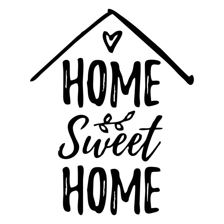 Sticker home sweet home