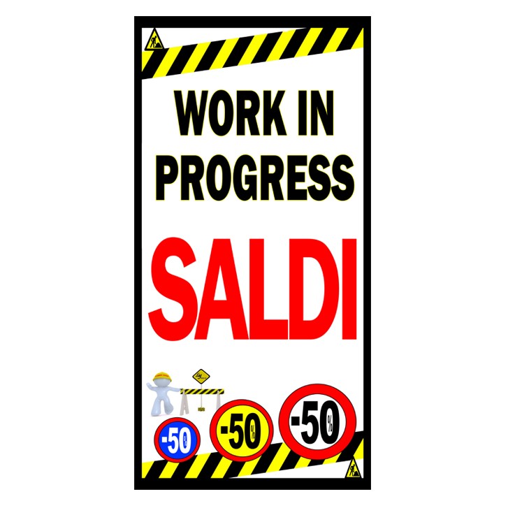 Fondale Vetrina Saldi work in progress