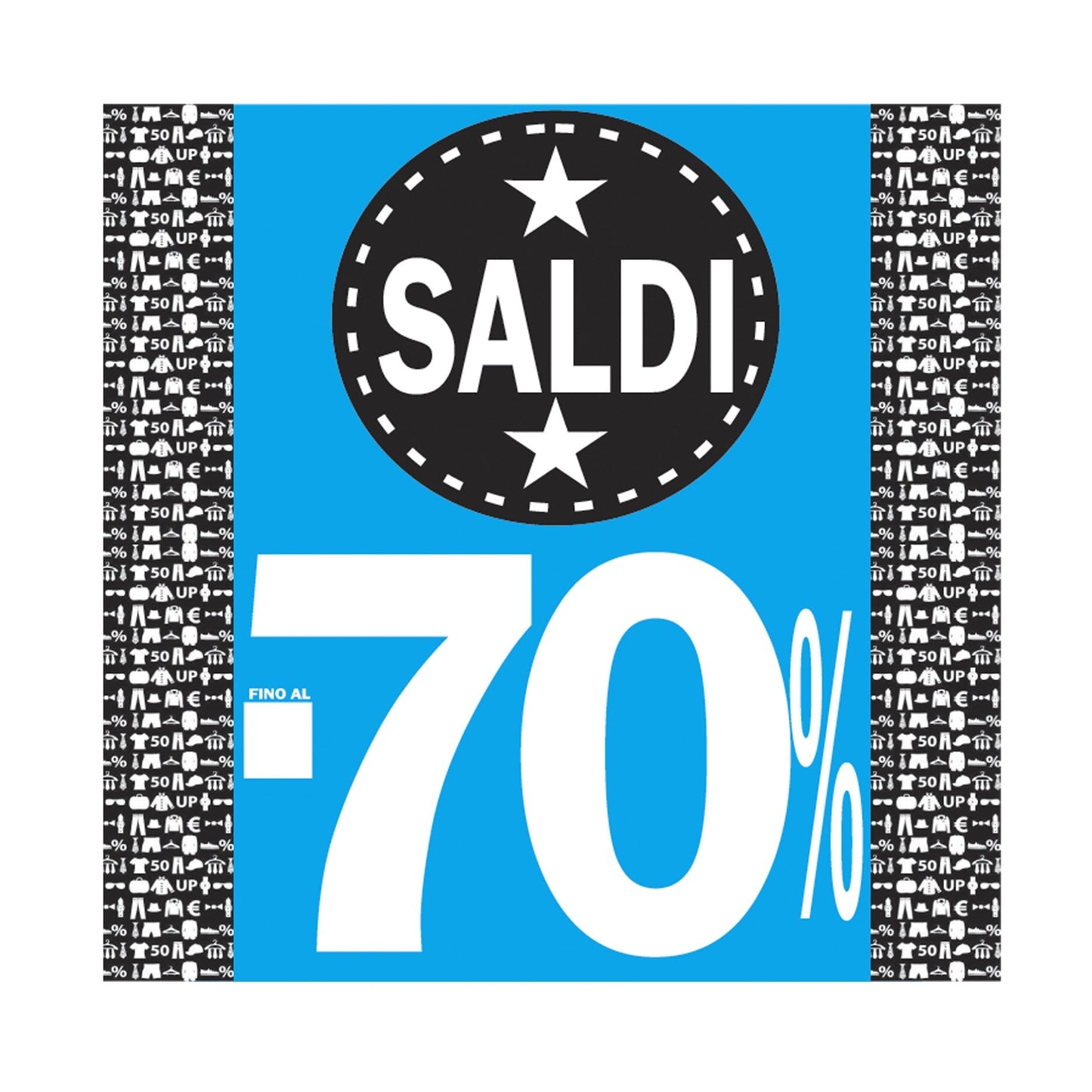Fondale Vetrina Saldi Stars