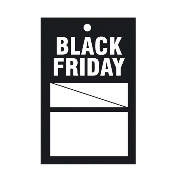 Cartellino Sconto Black Friday
