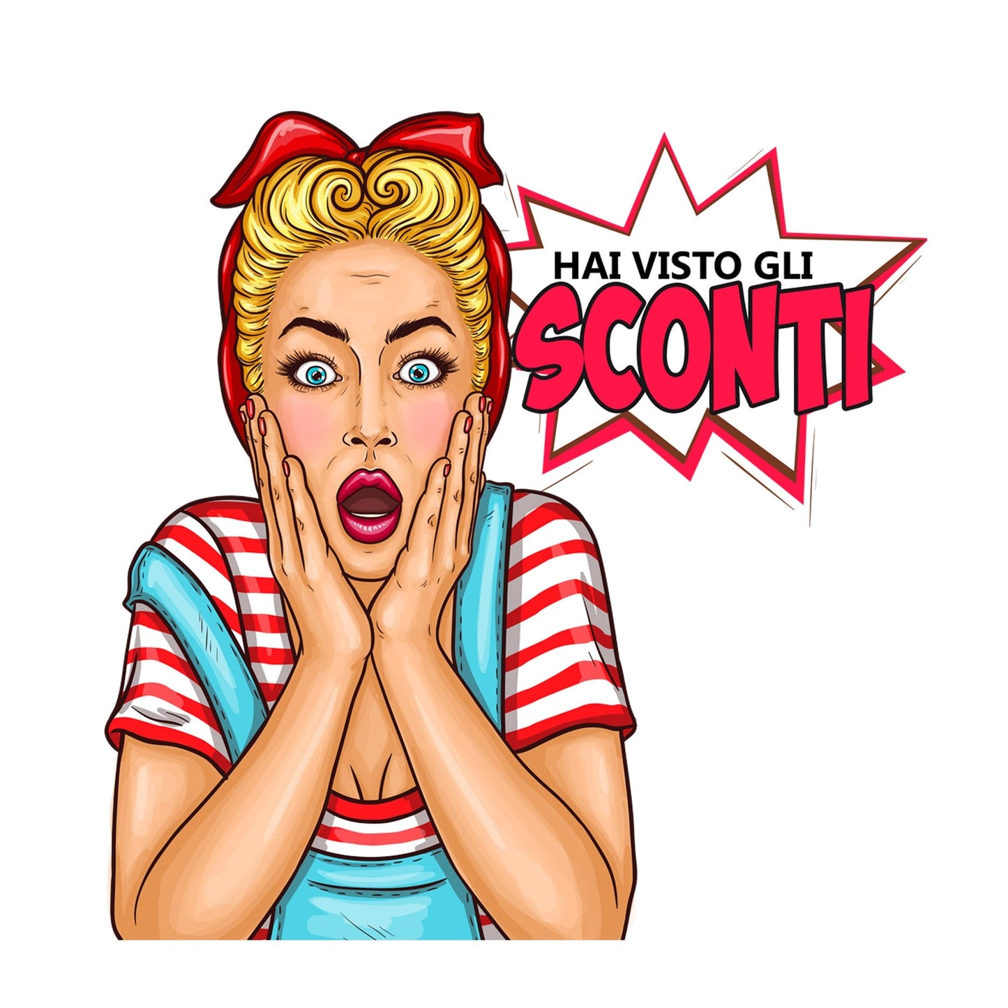 Adesivo hai visto gli sconti