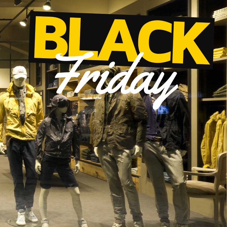 adesivo stickers black friday stampa e taglio