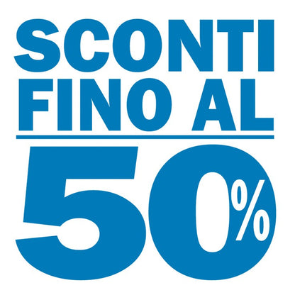 Vetrofania Sconti fino al