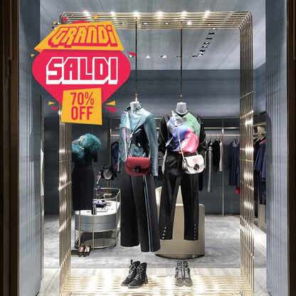 ADESIVO SALDI GRANDI 3D CERCHIO