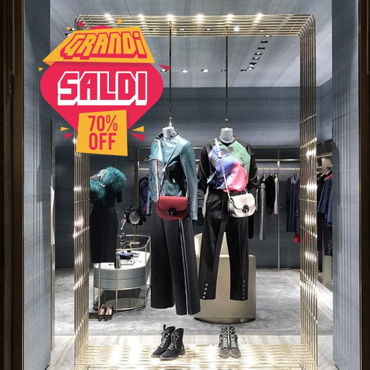 ADESIVO SALDI GRANDI 3D CERCHIO