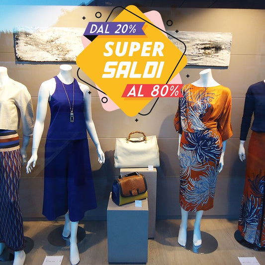 Super Saldi Stickers Promozionale con Percentuale