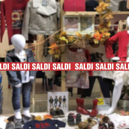 Vetrofania stickers fascia saldi