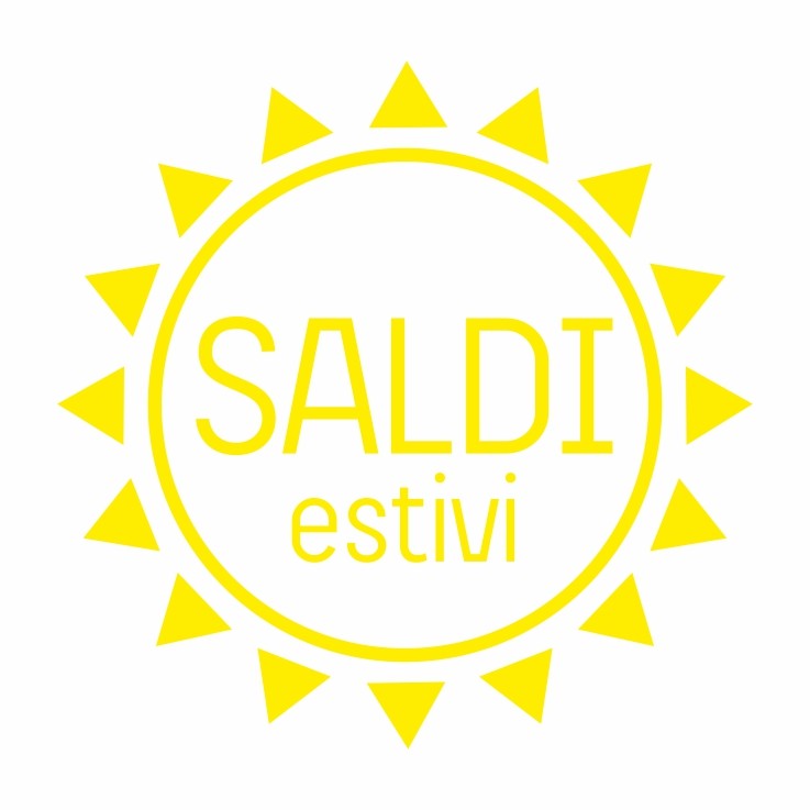 Saldi Estivi, Cerchio, Sole con Raggi