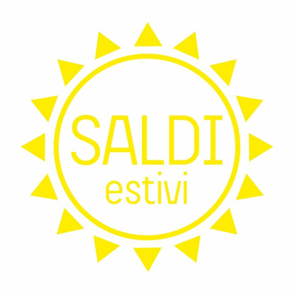 Saldi Estivi, Cerchio, Sole con Raggi