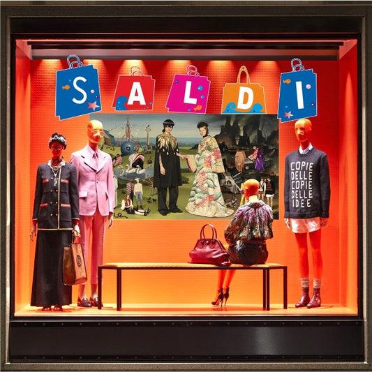 Borse Saldi Shopping adesivi