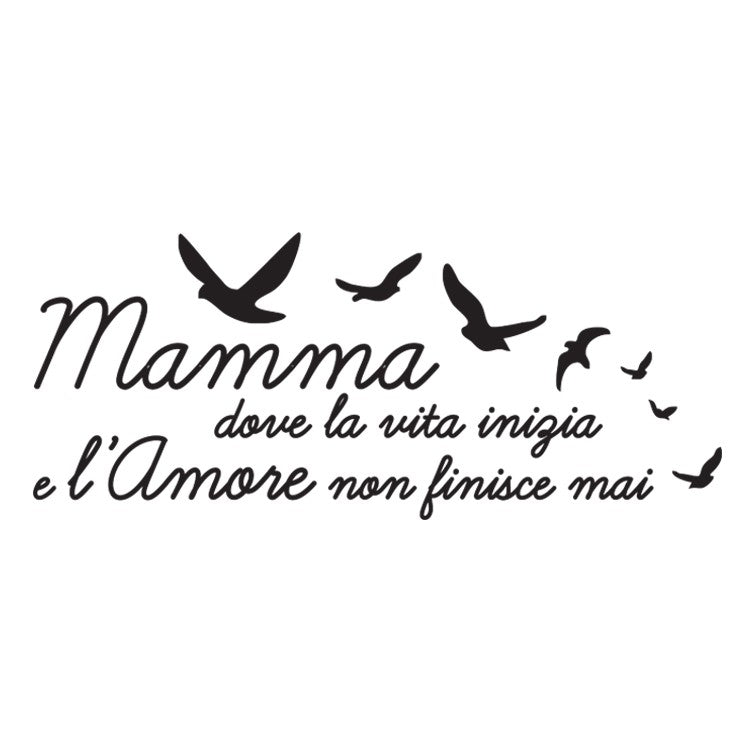 Adesivi murali Frasi Mamma