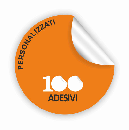 100  ADESIVI CERCHIO