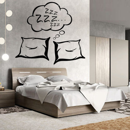 Cuscini Sticker murale camera da letto