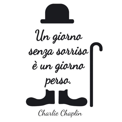 Adesivo murale Charlie Chaplin