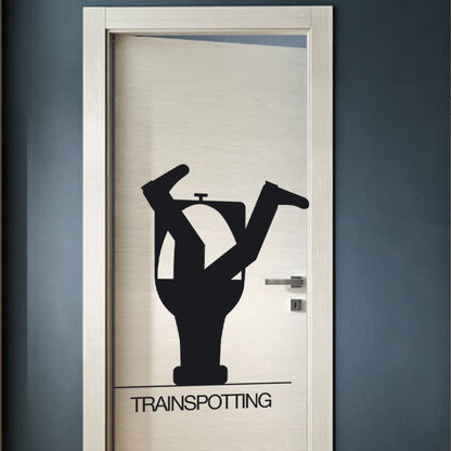 Stickers murale wc TRAINSPOTTING