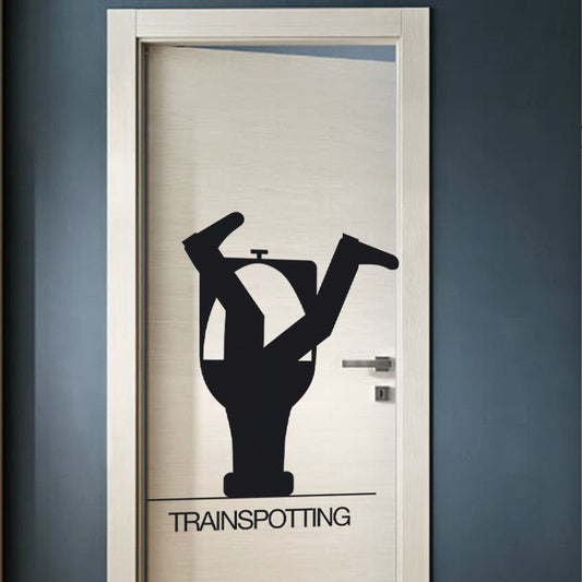 Stickers murale wc TRAINSPOTTING