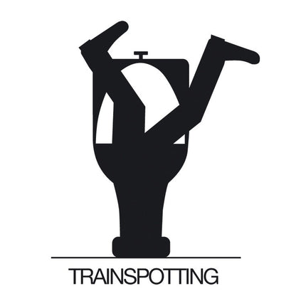 Stickers murale wc TRAINSPOTTING