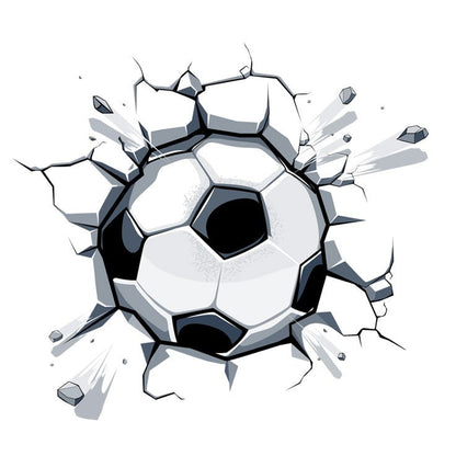 ADESIVO PALLONE CHE ROMPE