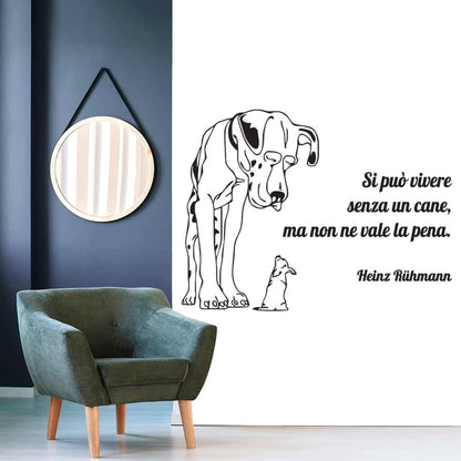 Adesivo murale animali cani