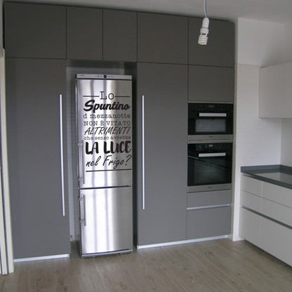 Adesivo Frigo lo Spuntino