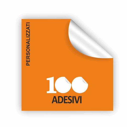 100 ADESIVI QUADRATI