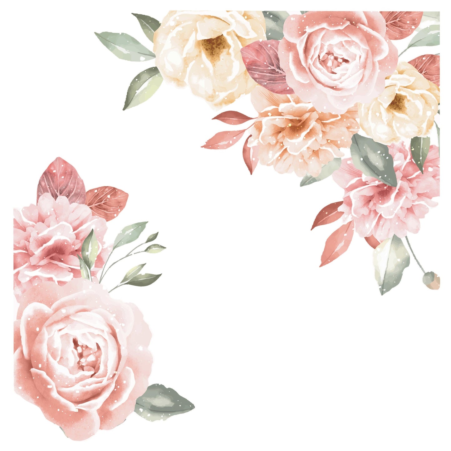 Sticker Fiori Primavera Vetrina