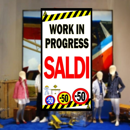 Fondale Vetrina Saldi work in progress