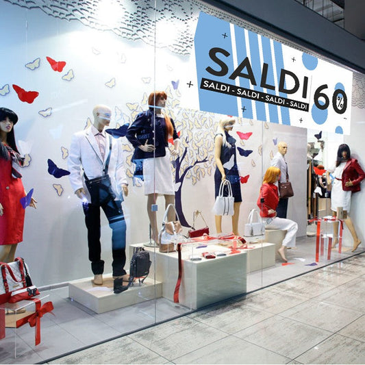 Saldi per Vetrine con percentuale