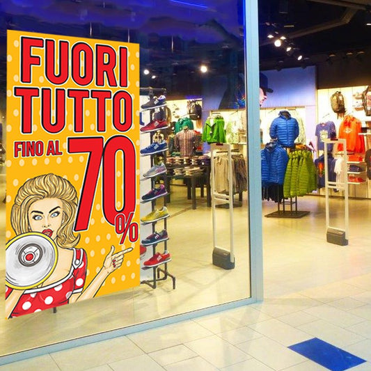 FONDALE FUORI TUTTO DONNA MEGAFONO